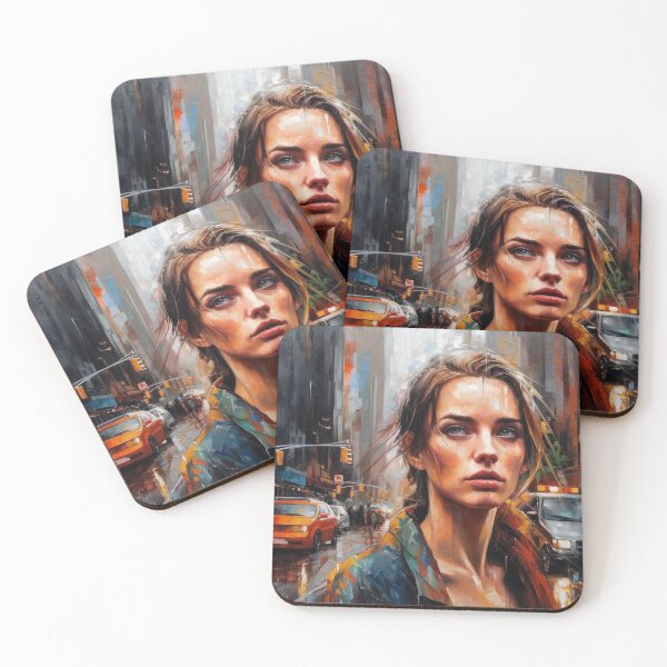 Item preview, Colorful woman painting designed and sold by MadSharkWear.