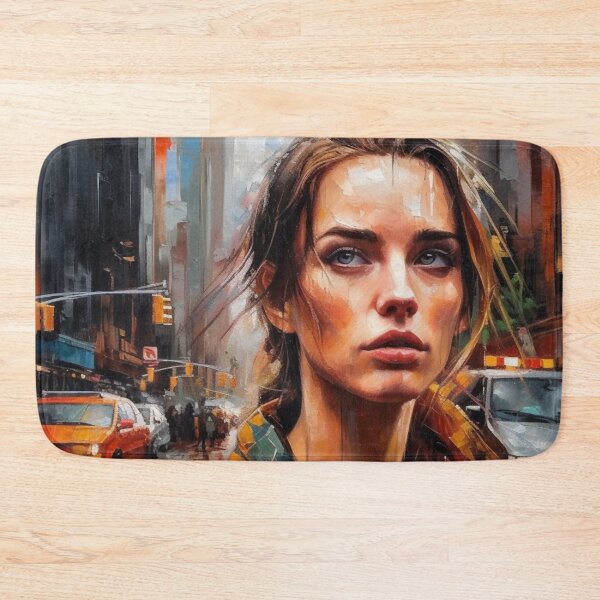 Item preview, Colorful woman painting designed and sold by MadSharkWear.