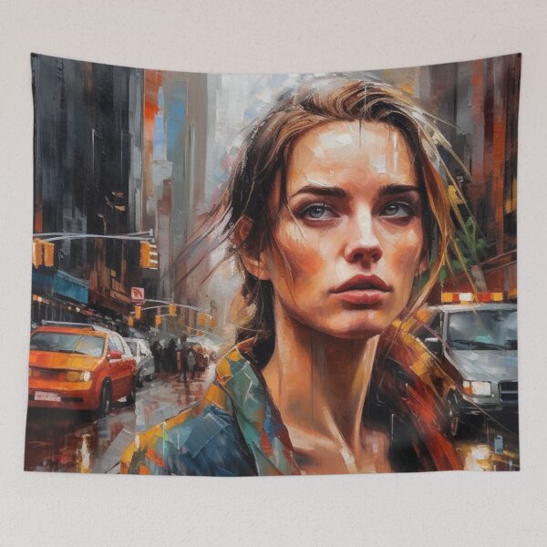 Item preview, Colorful woman painting designed and sold by MadSharkWear.
