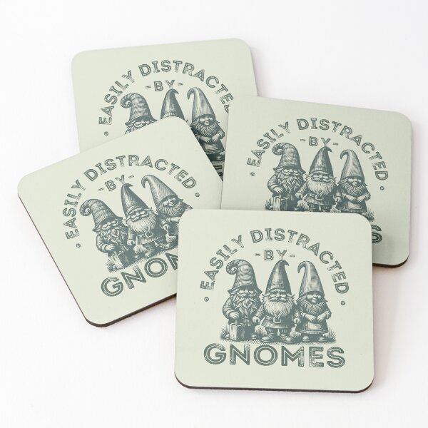 Item preview, Easily distracted by Gnomes designed and sold by lagunaklein.