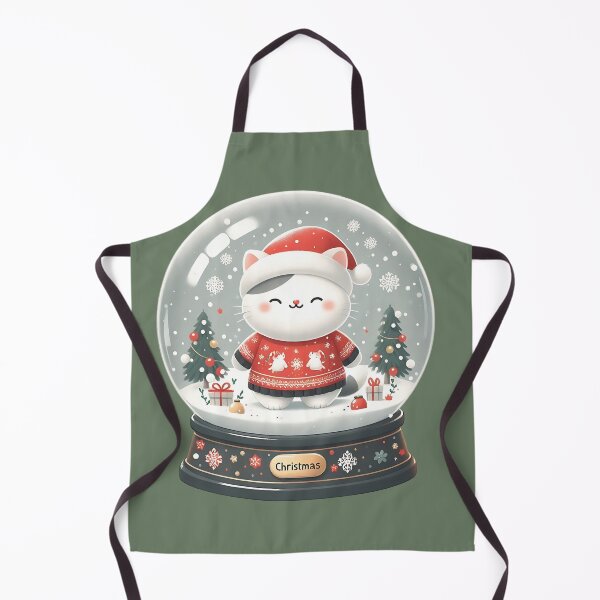 Item preview, The Magic of Christmas in the Snow Globe Kitten's Eyes designed and sold by nocturnastore.
