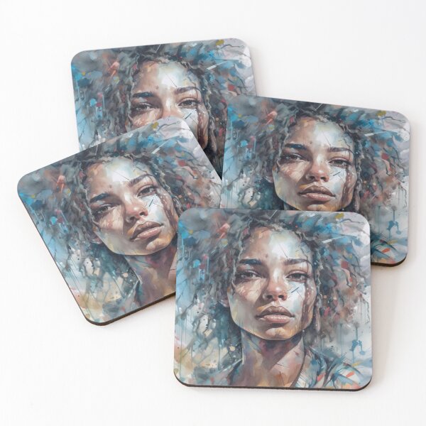 Item preview, Black Woman Portrait designed and sold by MadSharkWear.