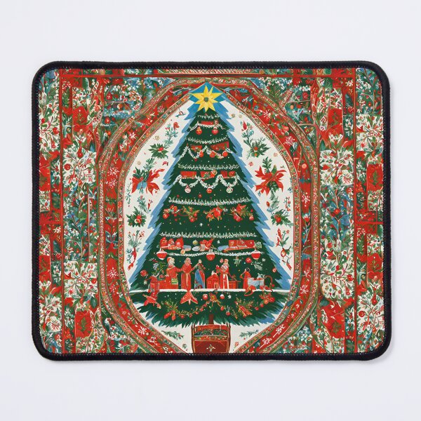 Item preview, Ukrainian Folk Art Christmas - Traditional Holiday Decor in Vibrant Red and Green designed and sold by Jonesetcetera.