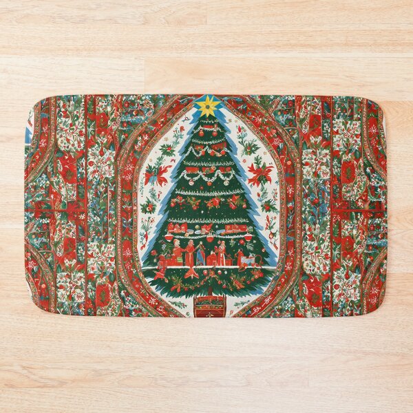 Item preview, Ukrainian Folk Art Christmas - Traditional Holiday Decor in Vibrant Red and Green designed and sold by Jonesetcetera.