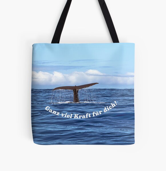 Kraft für dich Allover-Print Tote Bag
