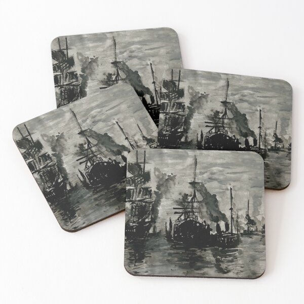 Item preview, London Docklands painting designed and sold by NILSAIIVY arts.