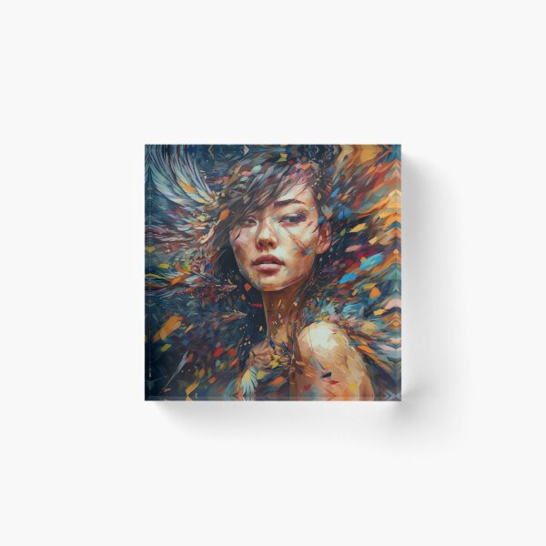 Item preview, Retrato de mujer designed and sold by MadSharkWear.