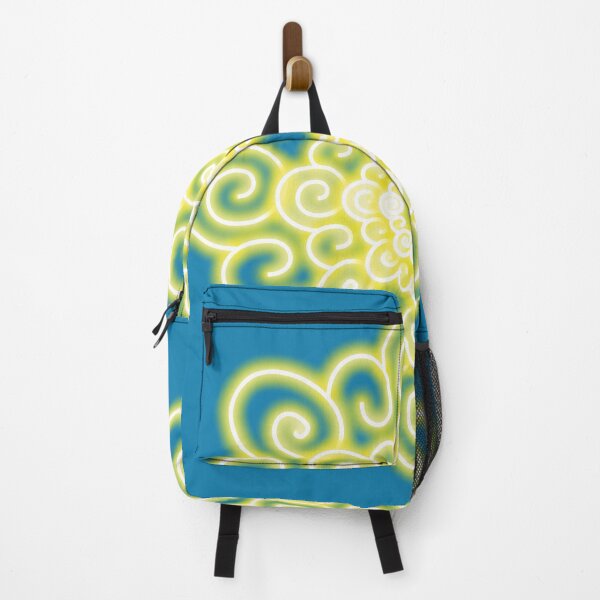 Item preview, Neon effect sun design #3 blue background designed and sold by PEB-creative24.