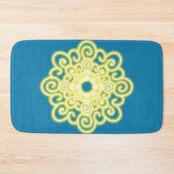 Item preview, Neon effect sun design #3 blue background designed and sold by PEB-creative24.