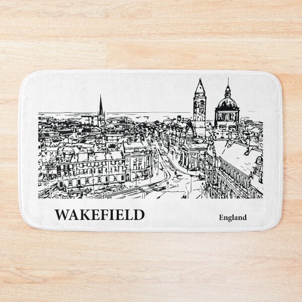 Artikelvorschau, Wakefield, Vereinigtes Königreich entworfen und verkauft von Lakeric Cityscapes.