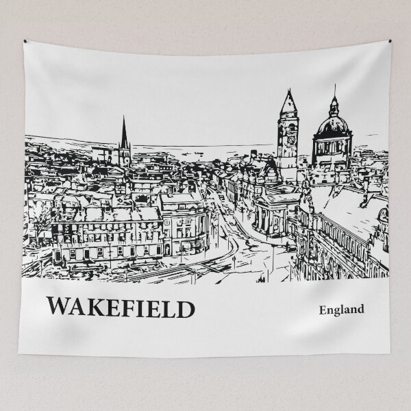 Item preview, Wakefield England designed and sold by Lakeric Cityscapes.
