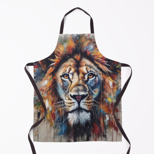 Aperçu de l'œuvre Portrait de lion créée et vendue par MadSharkWear.