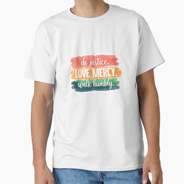 Item preview, “Do Justice, Love Mercy, Walk Humbly” Inspirational Sticker designed and sold by katiejallred.