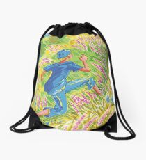 FELT TIP PEN Pop Art Drawstring Bag