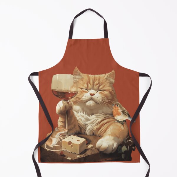 Item preview, Chester's Lazy Days in the Garden- Wine Feline designed and sold by NikoDeeko.