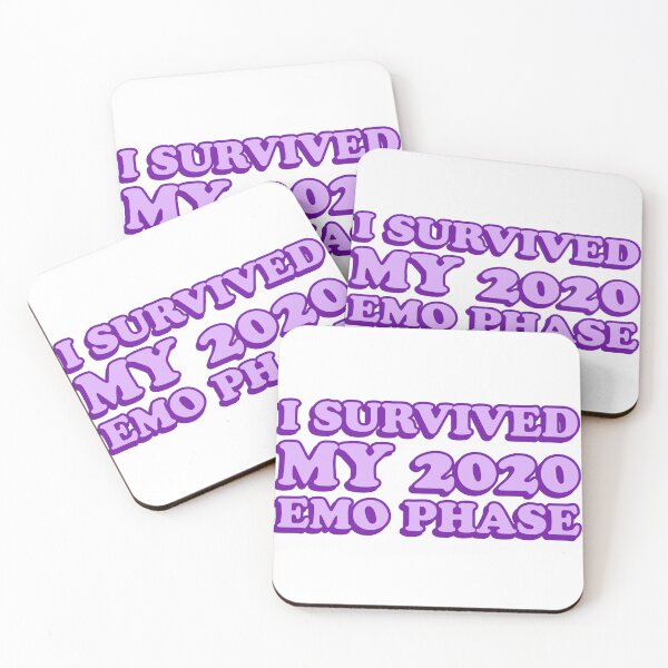 Item preview, i survived my 2020 emo phase designed and sold by wordswithfonts.