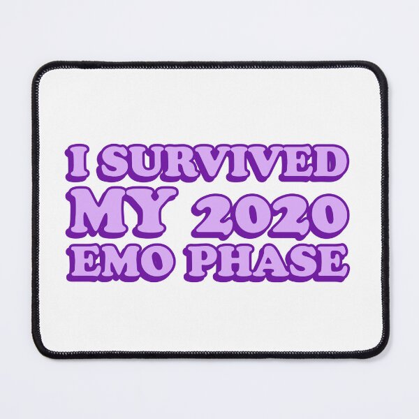 Item preview, i survived my 2020 emo phase designed and sold by wordswithfonts.