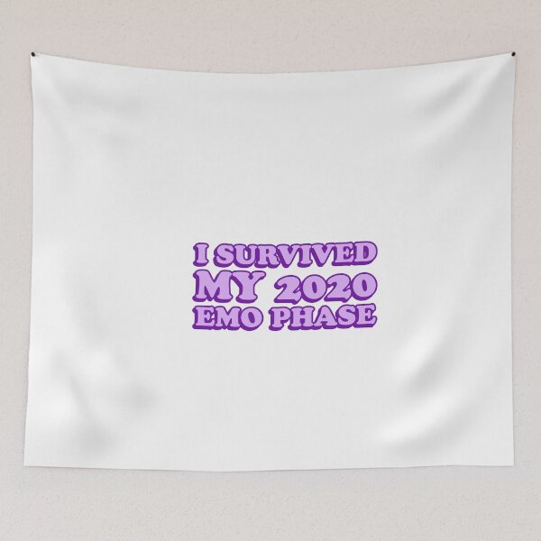 Item preview, i survived my 2020 emo phase designed and sold by wordswithfonts.