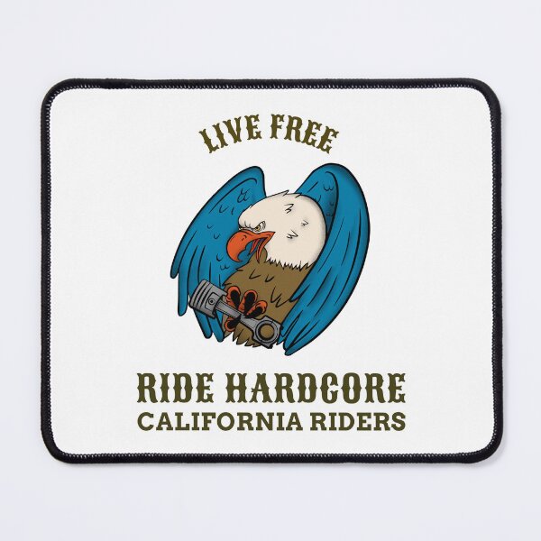 Item preview, LIVE FREE RIDE HARDCORE CALIFORNIA RIDERS T-SHIRT designed and sold by PurifiedART.