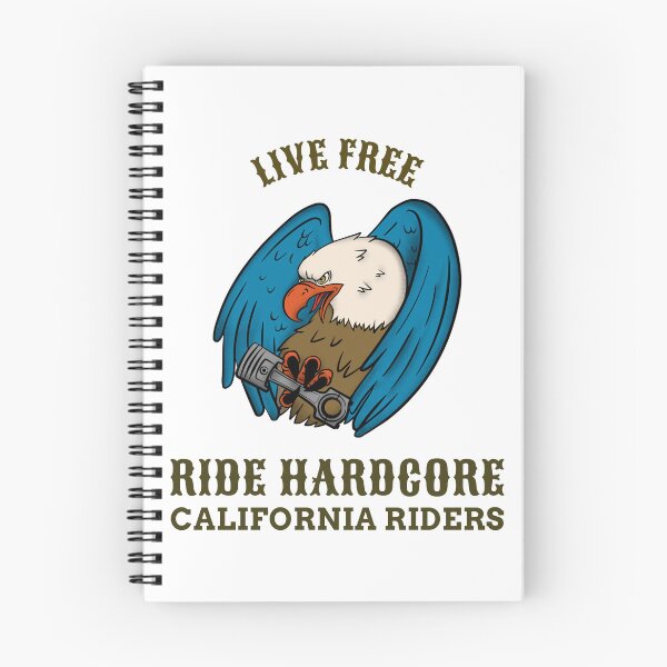 Item preview, LIVE FREE RIDE HARDCORE CALIFORNIA RIDERS T-SHIRT designed and sold by PurifiedART.