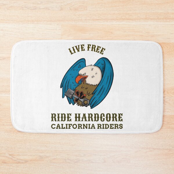 Item preview, LIVE FREE RIDE HARDCORE CALIFORNIA RIDERS T-SHIRT designed and sold by PurifiedART.