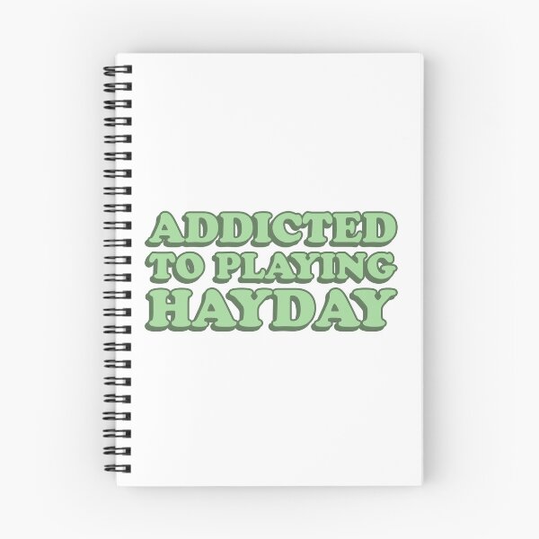 Item preview, addicted to playing hayday designed and sold by wordswithfonts.