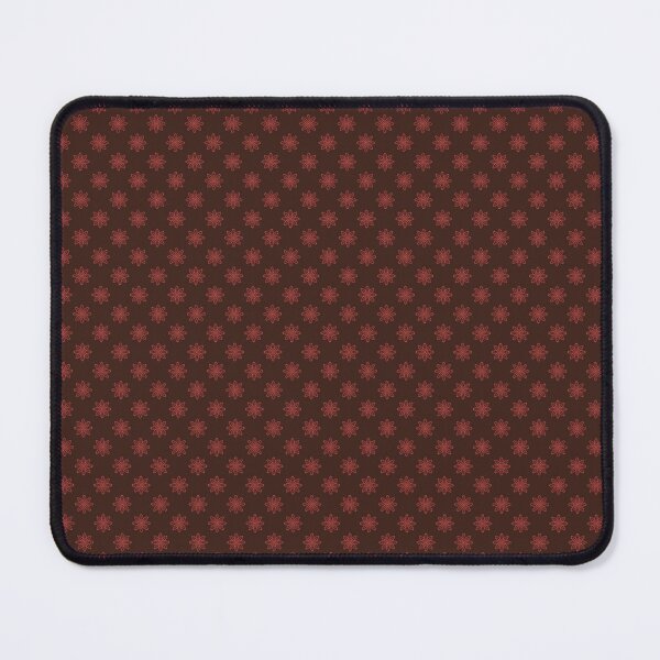 Item preview, Pattern of red snowflakes "Inspiration" on a dark red background designed and sold by Cherevan.