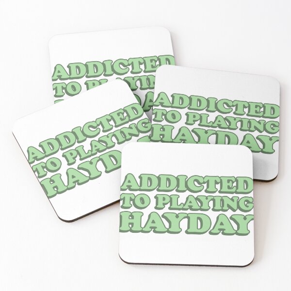 Item preview, addicted to playing hayday designed and sold by wordswithfonts.