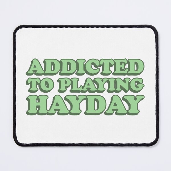 Item preview, addicted to playing hayday designed and sold by wordswithfonts.