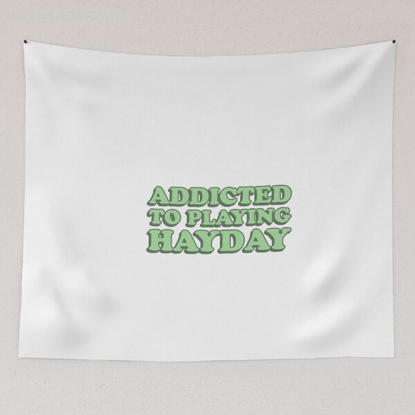 Item preview, addicted to playing hayday designed and sold by wordswithfonts.