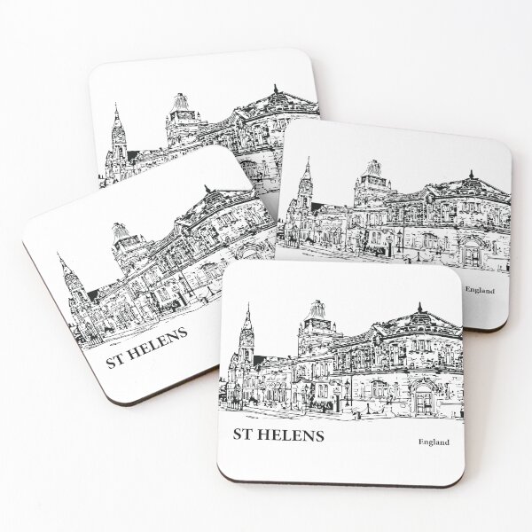 Artikelvorschau, St. Helens, England entworfen und verkauft von Lakeric Cityscapes.