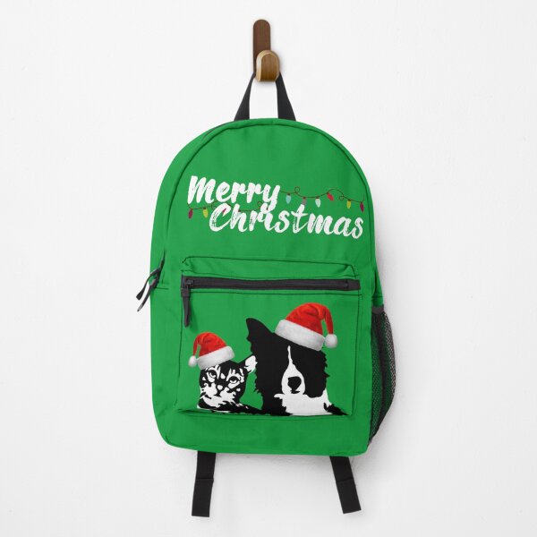 Item preview, Cat and Dog Merry Christmas Santa Claus Hat designed and sold by Dmetalx Art Apparel.
