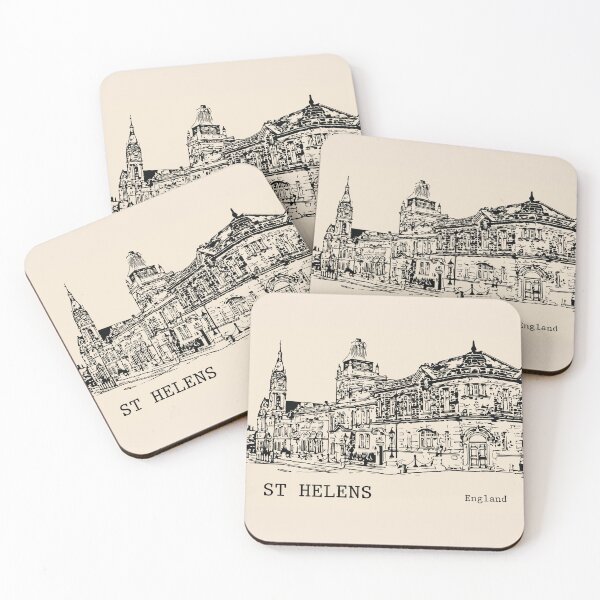 Artikelvorschau, St. Helens, England entworfen und verkauft von Lakeric Cityscapes.