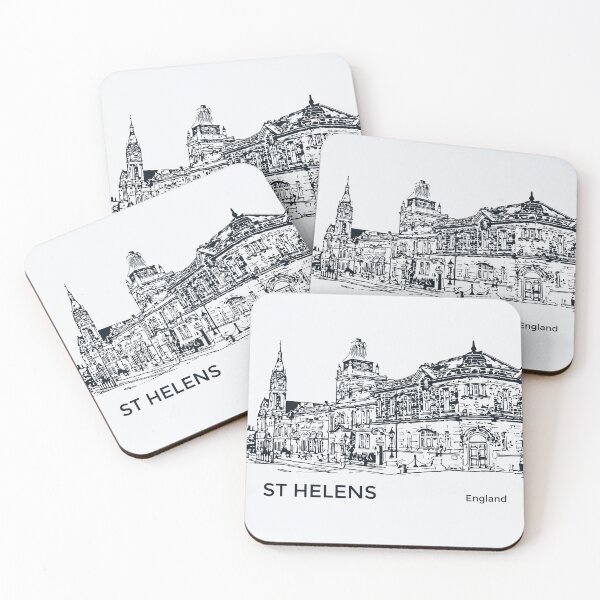 Artikelvorschau, St. Helens, England entworfen und verkauft von Lakeric Cityscapes.