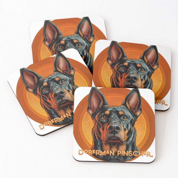 Item preview, Poster Prints T-Shirt Design - Dog Breeds: DOBERMAN PINSCHER designed and sold by ForeverPrintsOK.