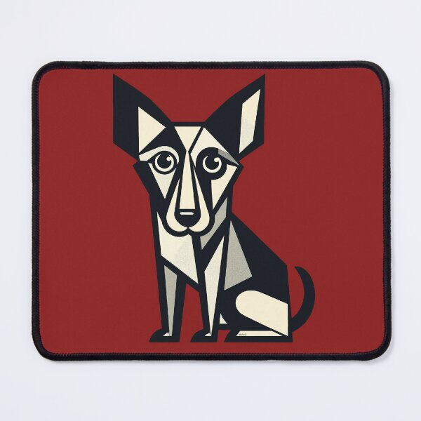 Item preview, Cubist dog designed and sold by Nurduak.
