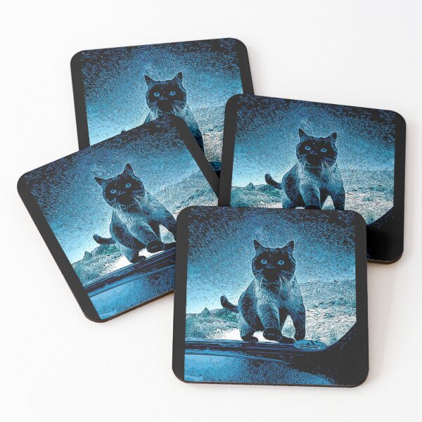 Item preview, Coco the cat marching on the windshield designed and sold by n-l-celebration.