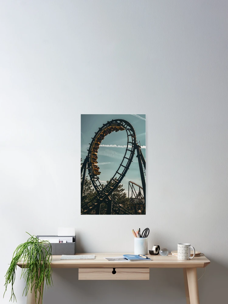 Thumbnail 2 of 3, Poster, Straight Through the Loop designed and sold by RollingRC.
