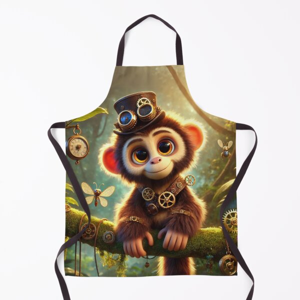 Item preview, Steampunk Howler Monkey designed and sold by Sillytoe.