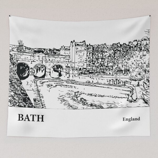 Item preview, Bath English designed and sold by Lakeric Cityscapes.