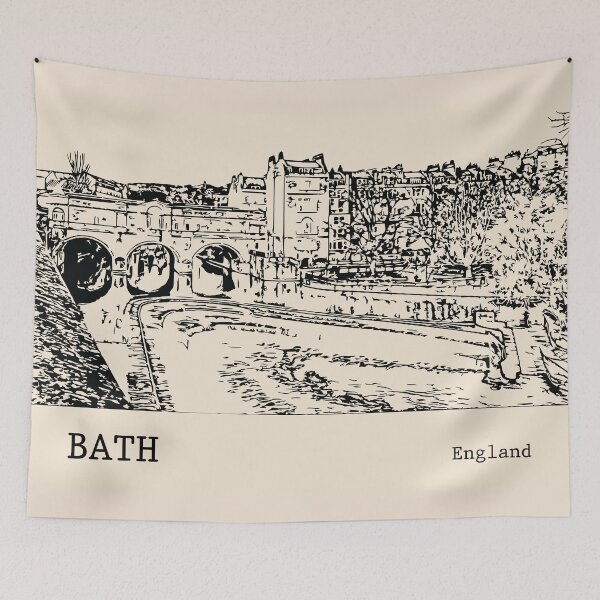 Item preview, Bath English designed and sold by Lakeric Cityscapes.