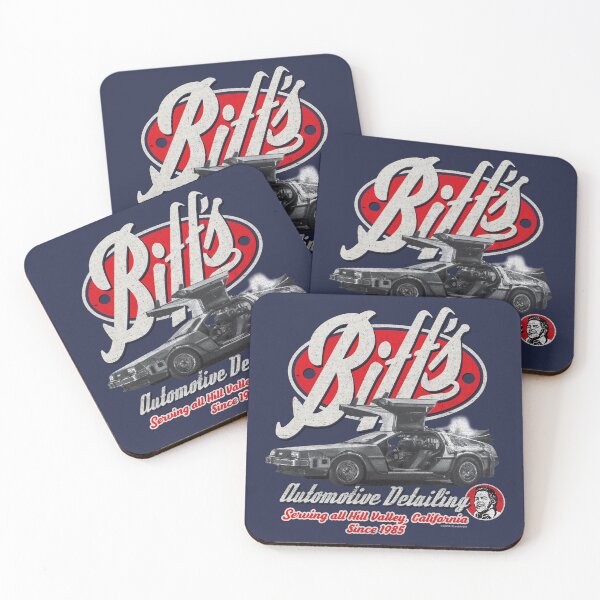 Item preview, Biff's Automotive Detail Back to the Future Worn Out (© UCS LLC and Amblin) designed and sold by Alema Art.