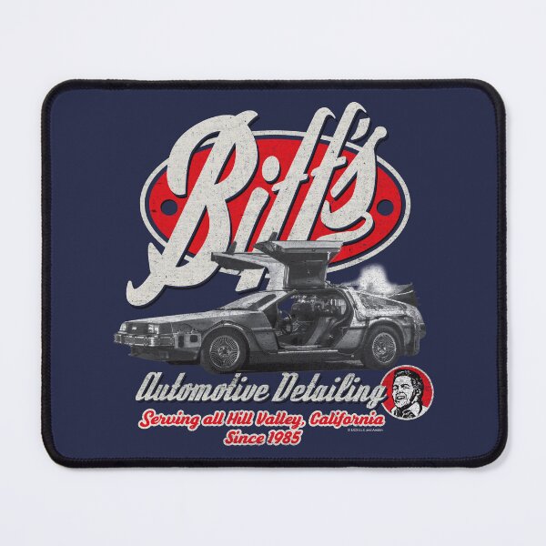Item preview, Biff's Automotive Detail Back to the Future Worn Out (© UCS LLC and Amblin) designed and sold by Alema Art.