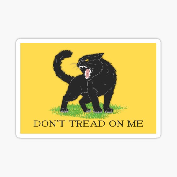 Item preview, Don't Tread on Me | Cat  designed and sold by takecaregraphic.