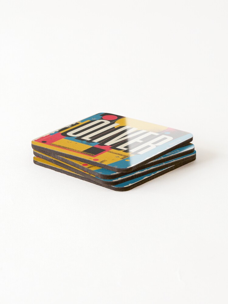 Thumbnail 4 of 5, Coasters (Set of 4), Oliver designed and sold by solveigsmake.
