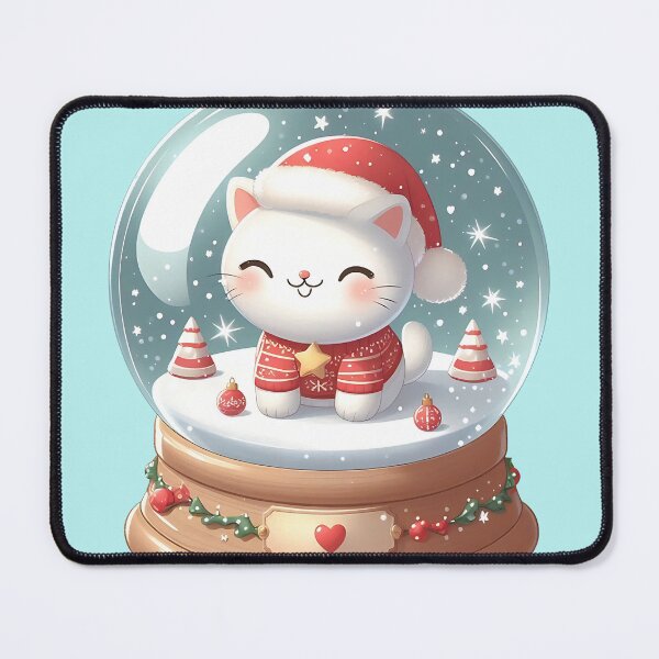 Item preview, The Snow Globe Kitten's Christmas Dream designed and sold by nocturnastore.