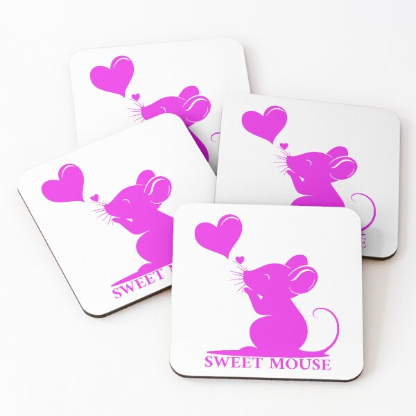 Item preview, sweet mouse with hearts "SWEET MOUSE" designed and sold by GabbyKI261.