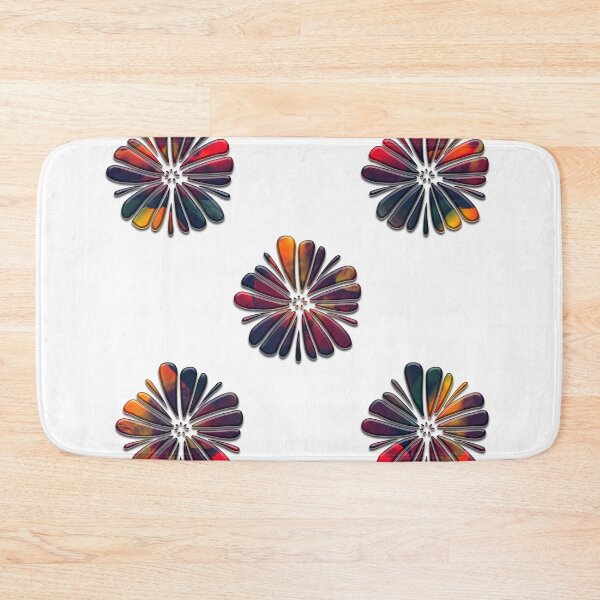 Item preview, Pentflower peppers - stained glass love. White version designed and sold by Katharos Creations.