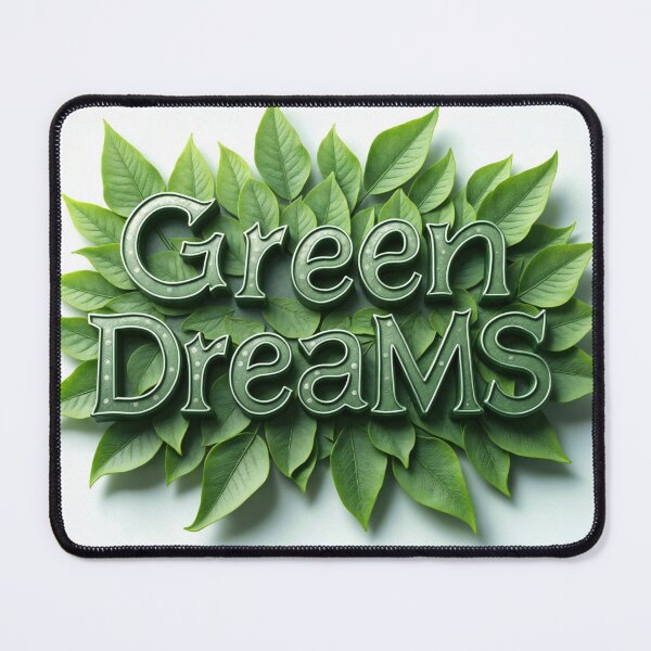 Item preview, eco green text design designed and sold by Creative88Art.
