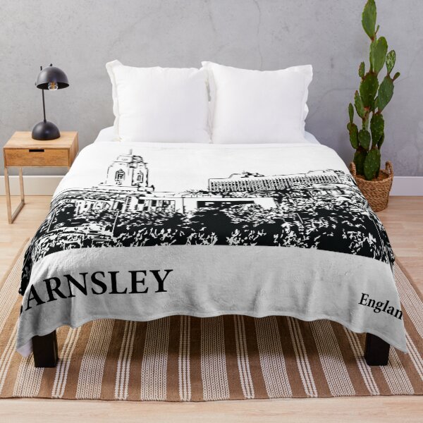 Aperçu de l'œuvre Barnsley en Angleterre créée et vendue par Lakeric Cityscapes.